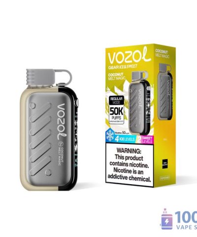 Vozol Rave 50000 Disposable Vape - 50,000 Puffs, Rechargeable, Color Screen
