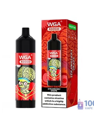 Wga 40000 Puffs Rechargeable Vape - 600mAh Battery & Dual-Flavor System