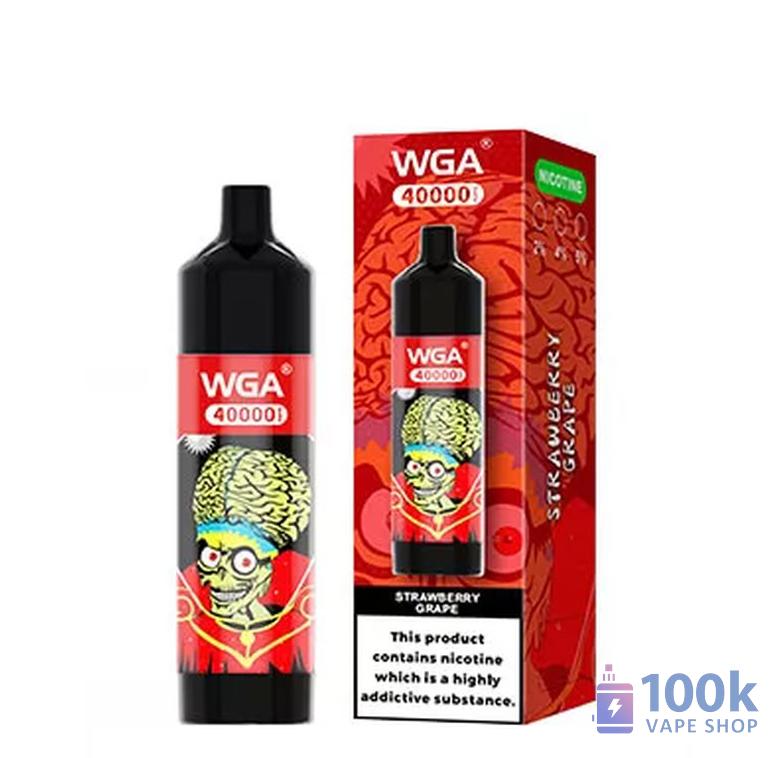 Wga 40000 Puffs Rechargeable Vape - 600mAh Battery & Dual-Flavor System