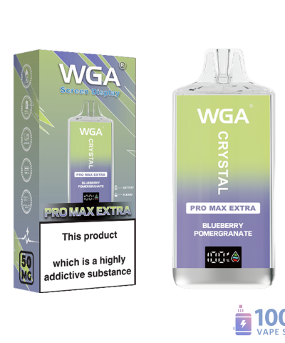 Wga Crystal Pro Max Eetra 15000 Disposable Vape - 15000 PUFFS & 25mL Prefilled
