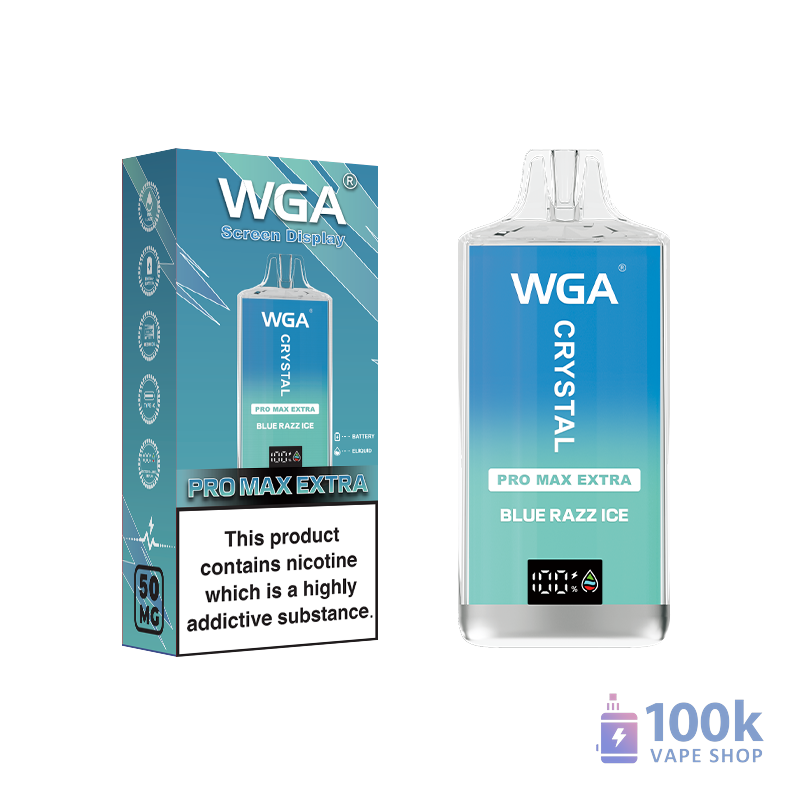 Wga Crystal Pro Max Eetra 15000 Disposable Vape - 15000 PUFFS & 25mL Prefilled - Image 3