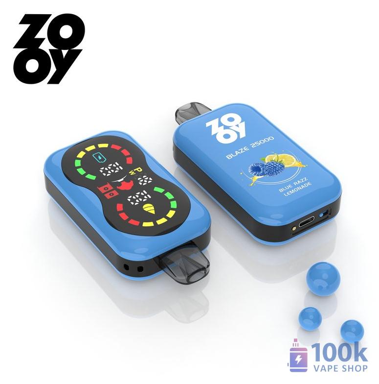 Zooy Blaze 25000 Disposable Vape - 25000 Puffs, Full Screen Display, Adjustable Airflow - Image 3