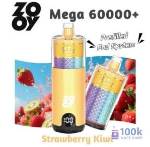 ZOOY MEGA 60000 Kit - Prefilled Pod System with 60K Puffs & Dual Mesh Coil - Bild 5