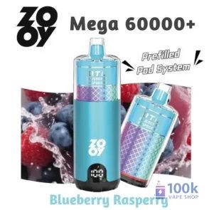ZOOY MEGA 60000 Kit - Prefilled Pod System with 60K Puffs & Dual Mesh Coil