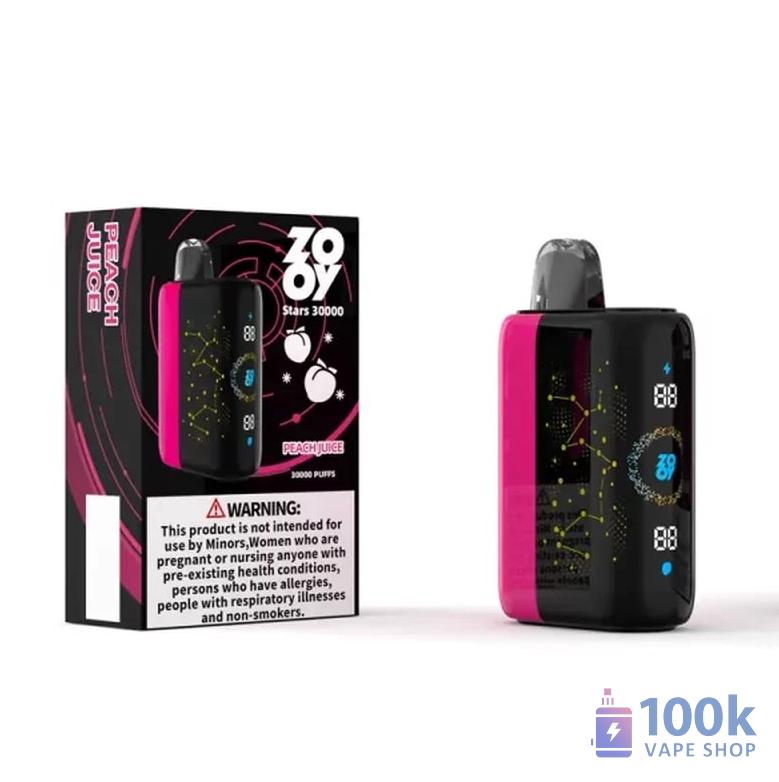 Zooy Stars 30000 Disposable Vape - 30,000 Puffs, Adjustable Airflow – Image 6