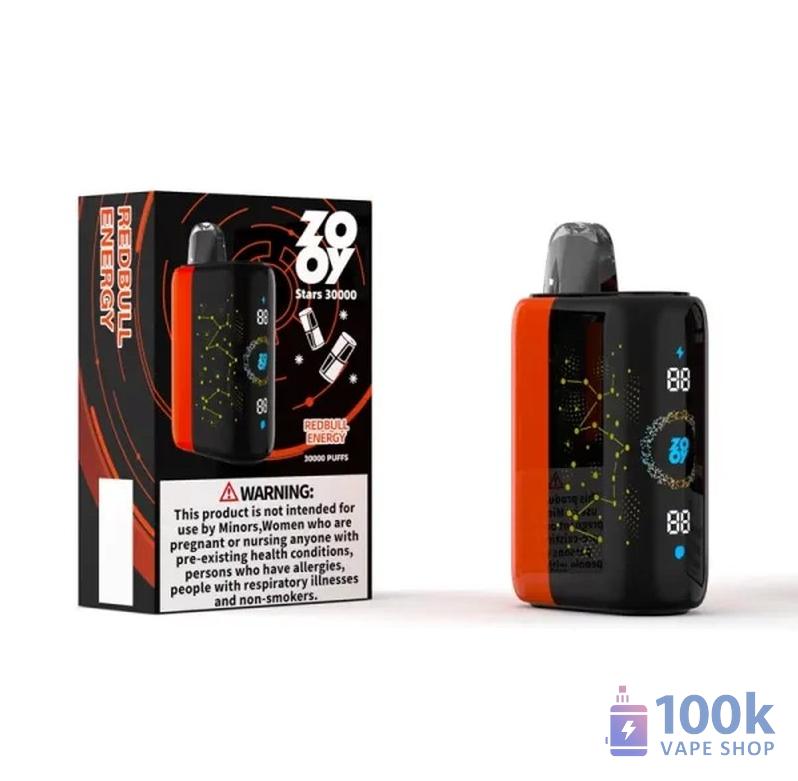 Zooy Stars 30000 Vape jetable - 30 000 bouffées, flux d'air réglable