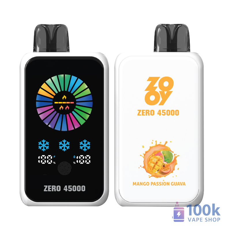 Zooy Zero 45000 Disposable Vape with ICE-NIC Control and Large Puffs - Imagem 3